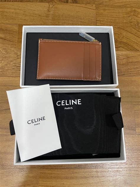 women celine wallet|Celine zipped card holder.